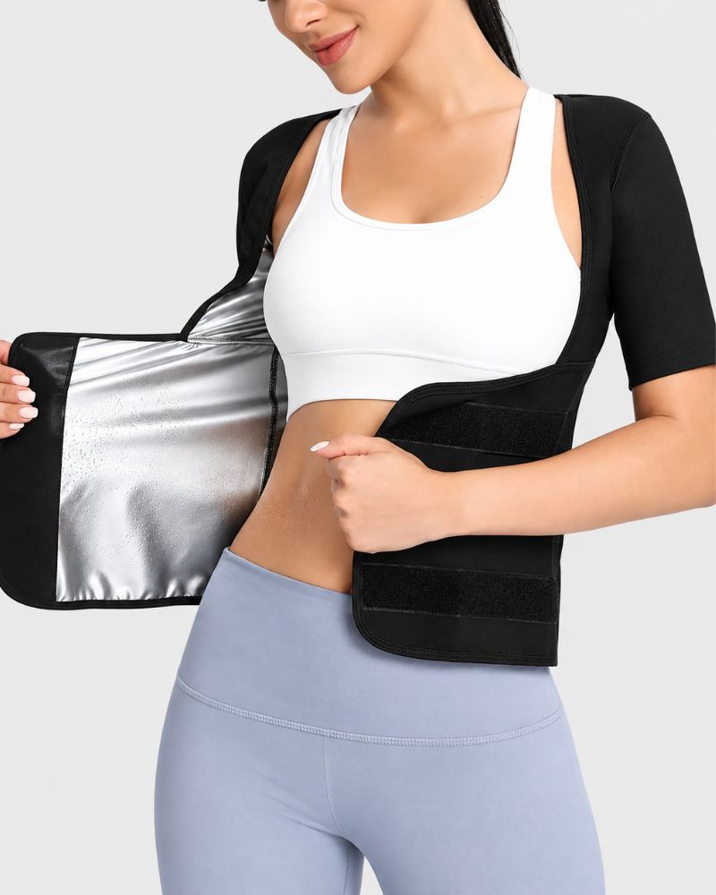 Zip-Up Sauna Sweat Compression Waist Trainer Vest