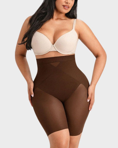 High-Waist X-Compression Tummy Control Shaping Shorts