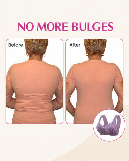 Easy Front-Closure Wireless Support Bra
