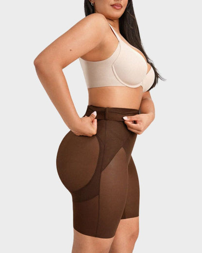 High-Waist X-Compression Tummy Control Shaping Shorts