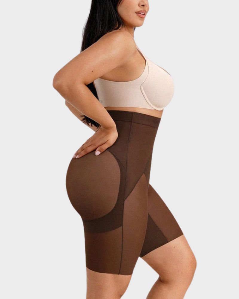 High-Waist X-Compression Tummy Control Shaping Shorts