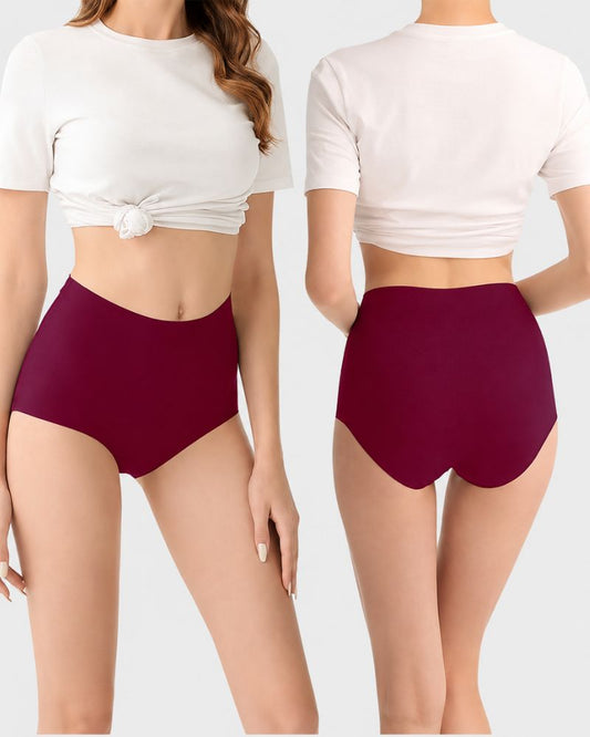 5-Pack High-Waist Seamless No-Show Briefs
