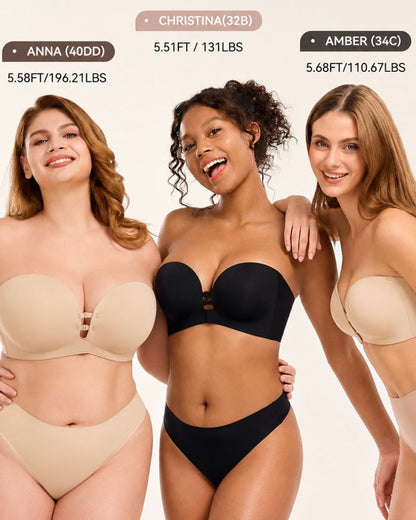 Comfortable Seamless Non-Slip Wireless Padded Support Bra