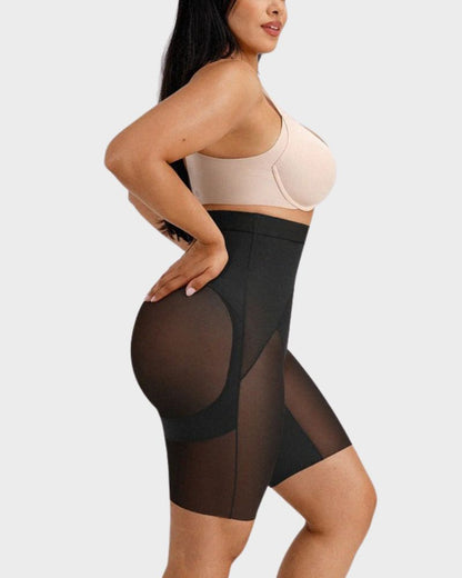 High-Waist X-Compression Tummy Control Shaping Shorts