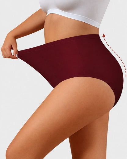 4-Pack High-Waist Cotton Stretch Briefs