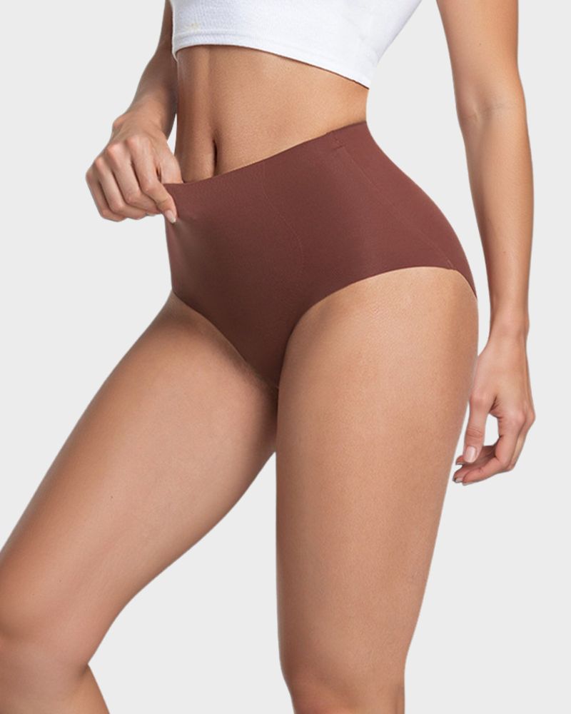 Light Sculpt High-Waist Seamless Shaping Panties – 6 Pack