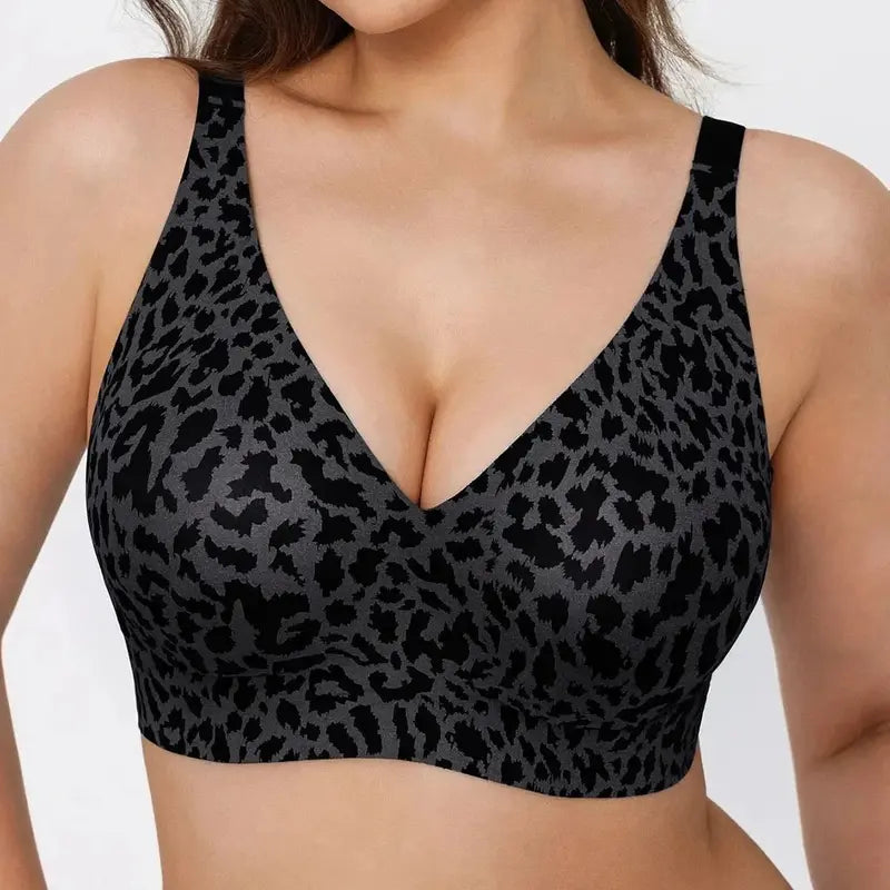 Deep V Seamless Wireless Push-Up Bra