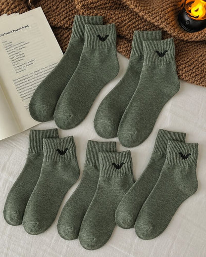 Cozy Halloween Crew Socks 5-Pack