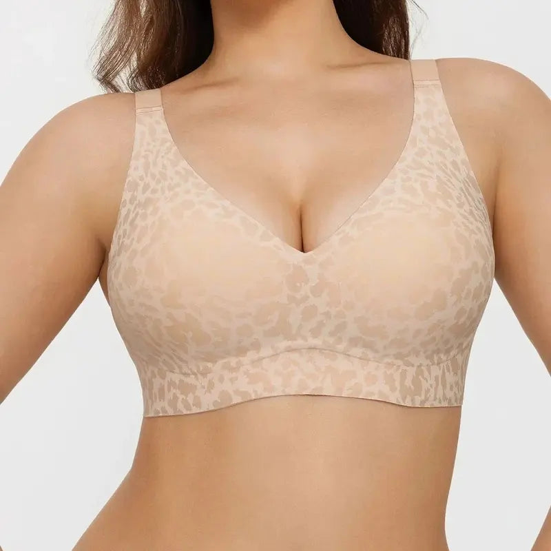 Deep V Seamless Wireless Push-Up Bra