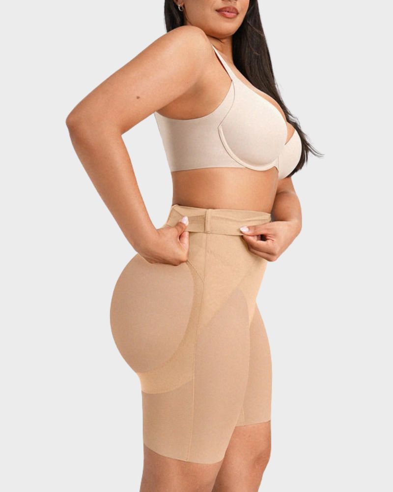 High-Waist X-Compression Tummy Control Shaping Shorts