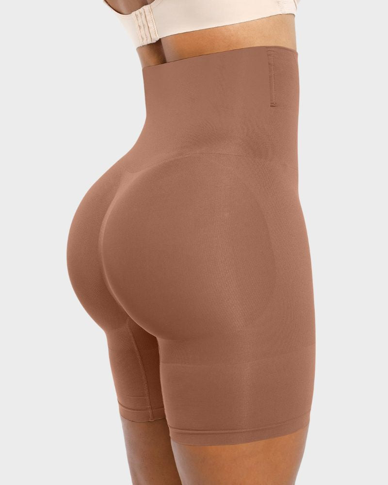 Shapewear Sculpting Shorts for Women Seamless High Waisted Body Shaper Thigh Slimming Underwear
