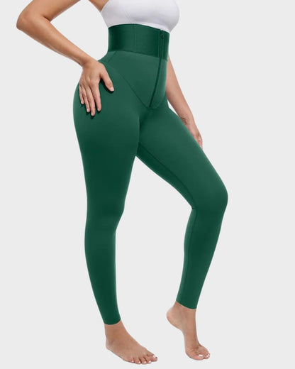 AirSlim ElasticFuse High-Waist Shaping Leggings – Tummy Control, Comfy Support, Black