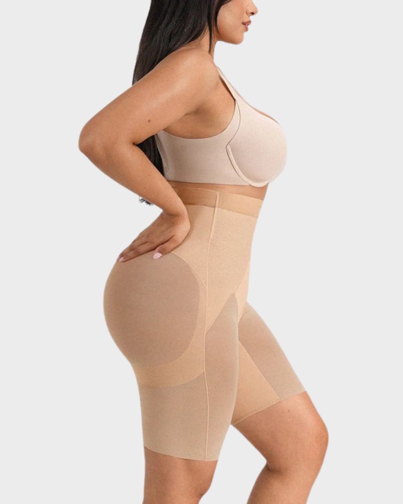 High-Waist X-Compression Tummy Control Shaping Shorts