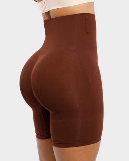 Shapewear Sculpting Shorts for Women Seamless High Waisted Body Shaper Thigh Slimming Underwear