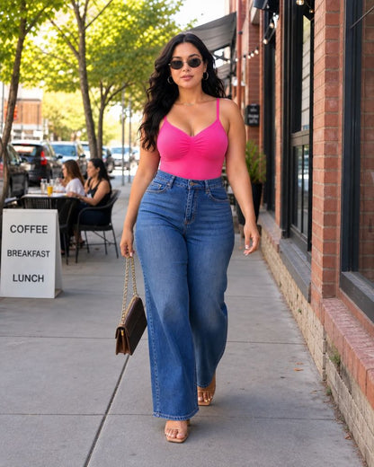 Seamless Tummy Control Back-Opening Shaping Bodysuit