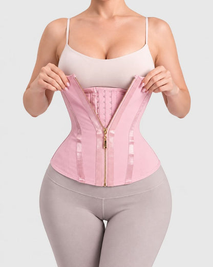 15-Bone Zip-Up High-Compression Waist Cincher