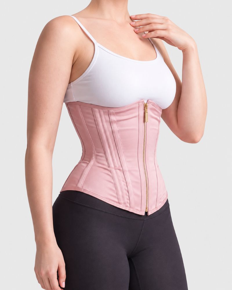 15-Bone Zip-Up High-Compression Waist Cincher