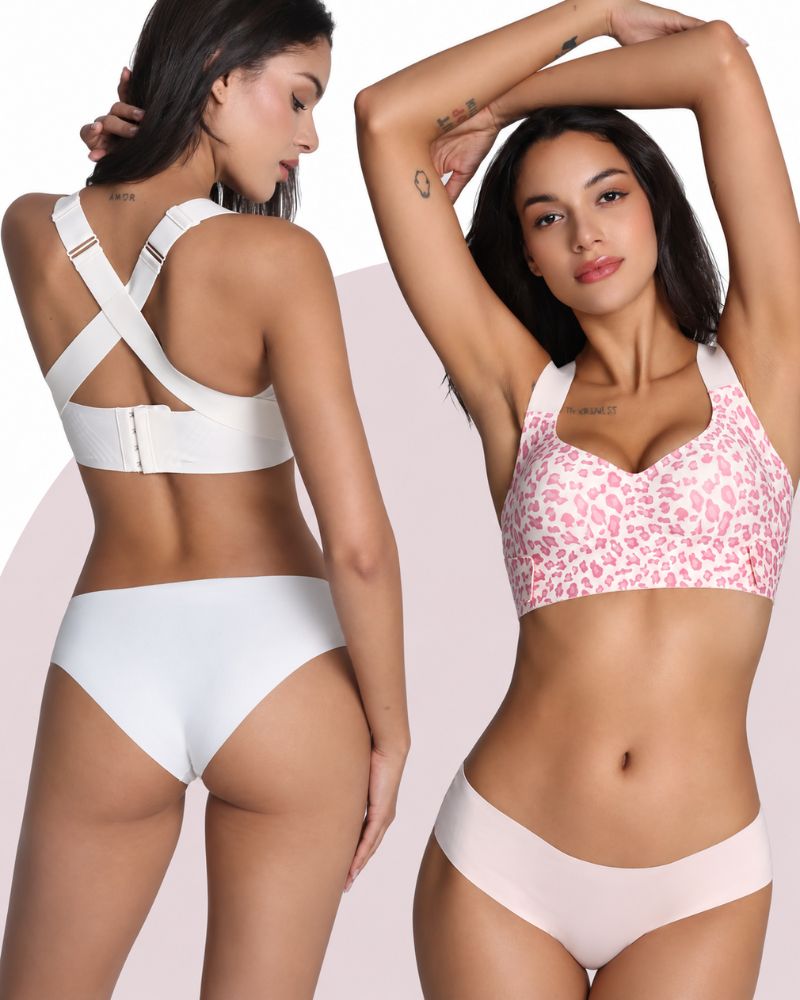 Wireless Criss-Cross Back Support & Shaping Bra