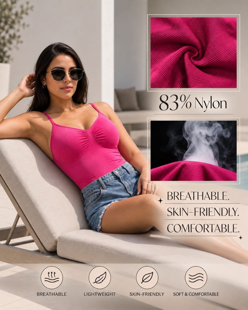 Seamless Tummy Control Back-Opening Shaping Bodysuit