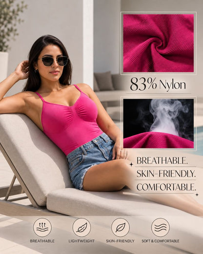 Seamless Tummy Control Back-Opening Shaping Bodysuit