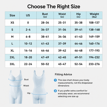 Easy-Off Mesh Cooling 360° Sculpting Shapewear Bodysuit