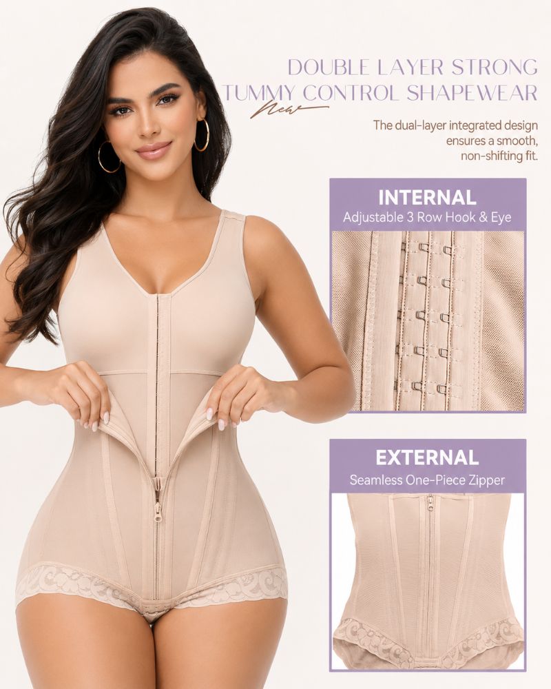 Full Body Fajas Colombianas Sculpting Bodysuit
