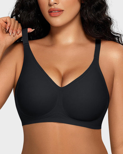 Seamless Deep V Push-Up Wireless Bra For Women