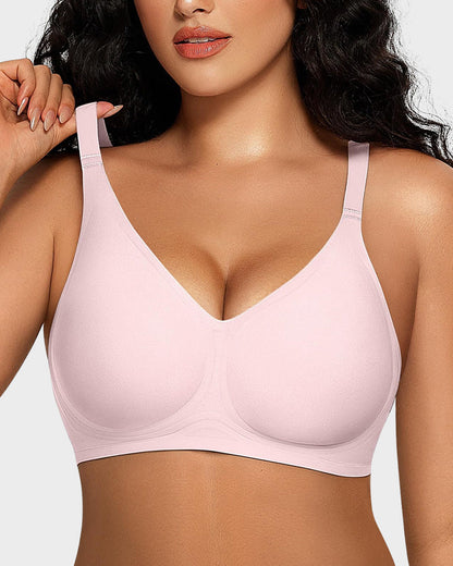 Seamless Deep V Push-Up Wireless Bra For Women