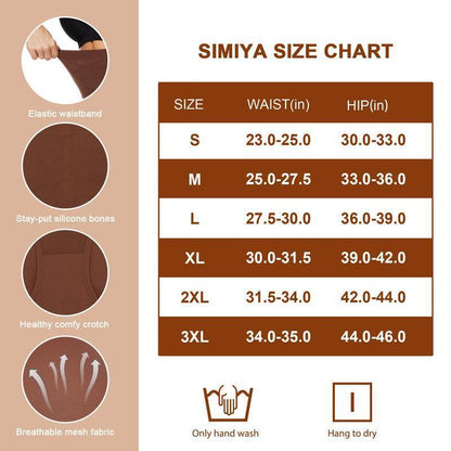 Women'S High-Waisted Shapewear Panties(3 pcs)