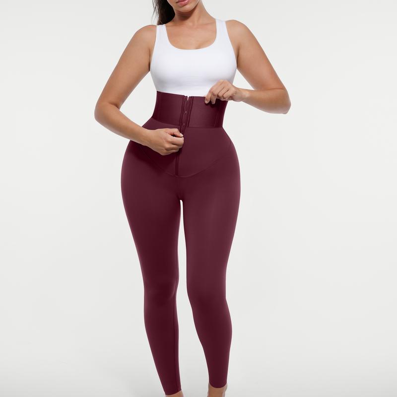 AirSlim ElasticFuse High-Waist Shaping Leggings – Tummy Control, Comfy Support, Black