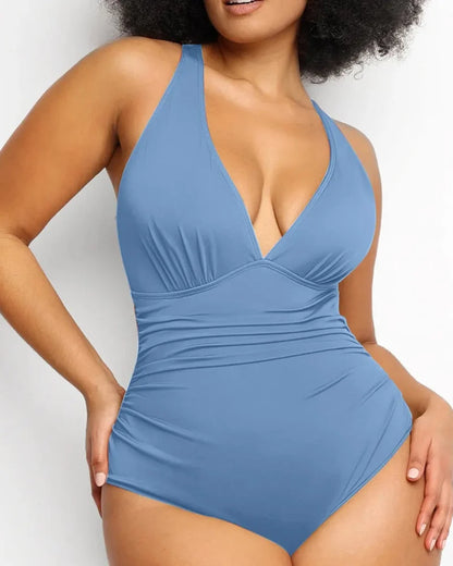 Smart Sculpt Plunge Swimsuit Flatter Your Figure