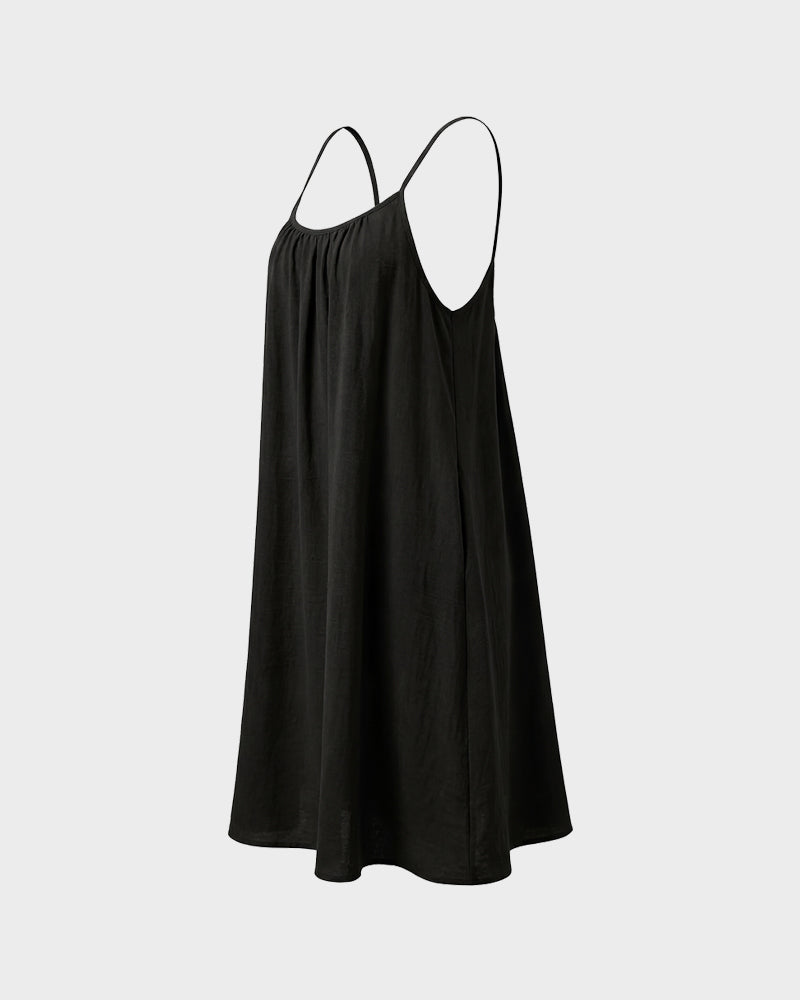 Women’s Backless Flowy Cami Lounge Dress