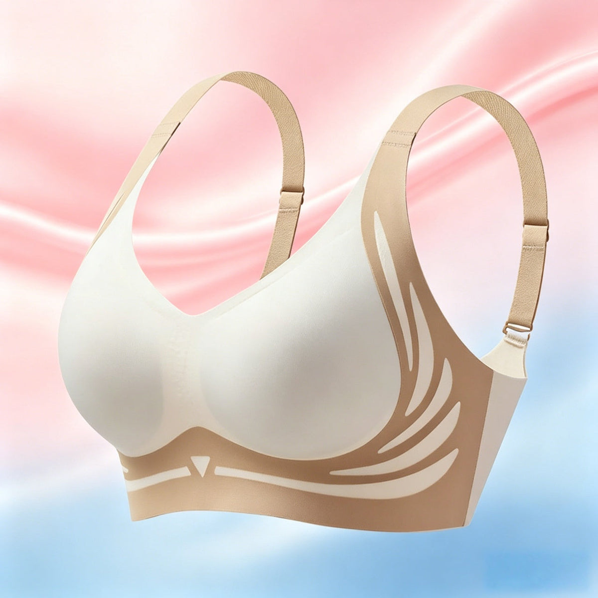 Anti-Sagging Support Shockproof Sports Fixed Cup Bra For Women
