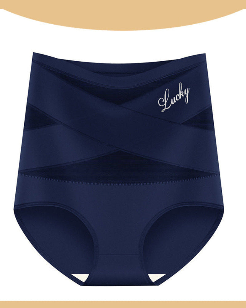 High-Waist Tummy Control Seamless Shaping Lucky Panties(4pcs)