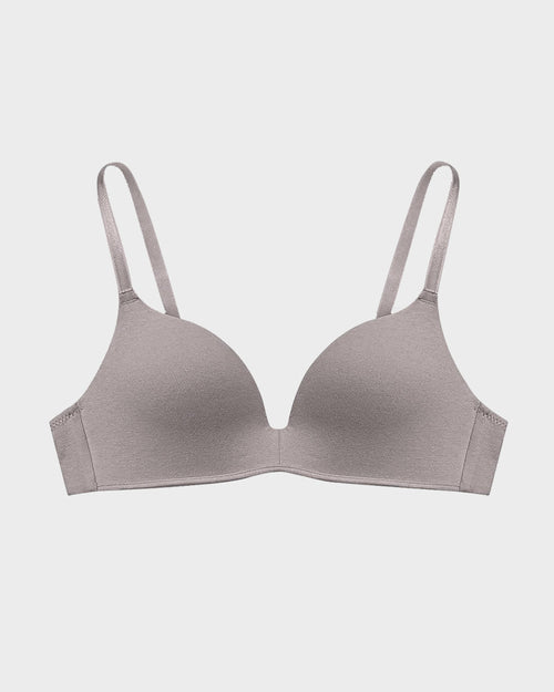Wire-Free Cotton Lift T-Shirt Bra