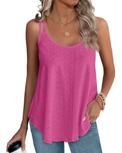 Women’s Peplum Tank Tops Sleeveless V-Neck Stretchy Summer Babydoll Tops
