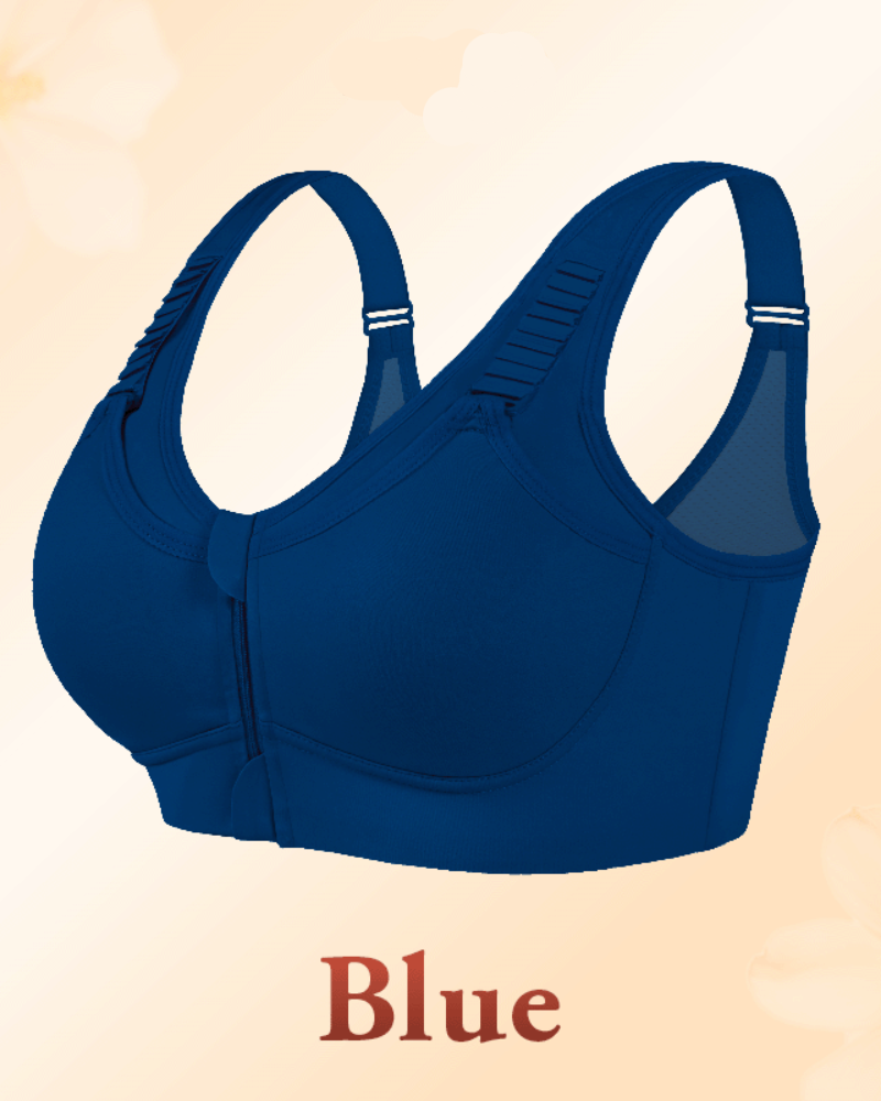 Front-Zip Bra for Maximum Lift and Bounce Control