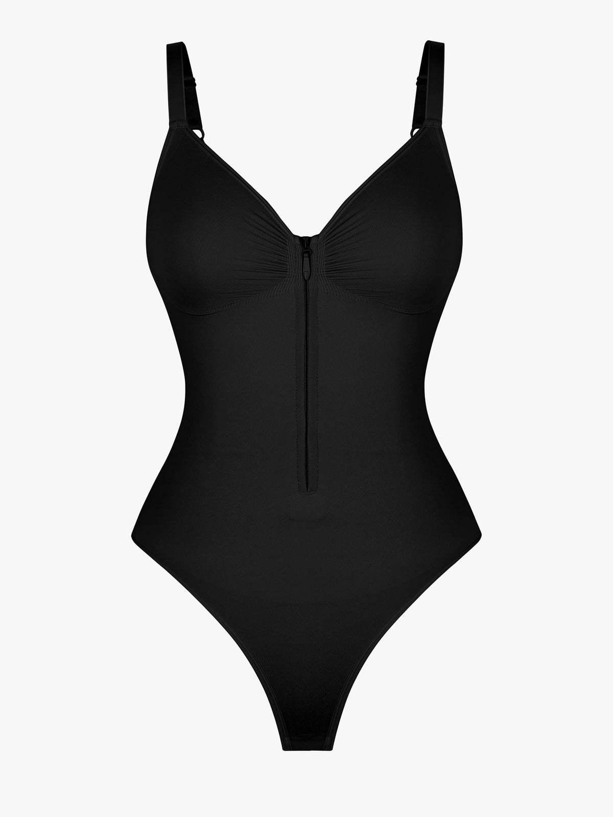 Shape-curve Tummy Control Seamless Zipper Shaping Bodysuit