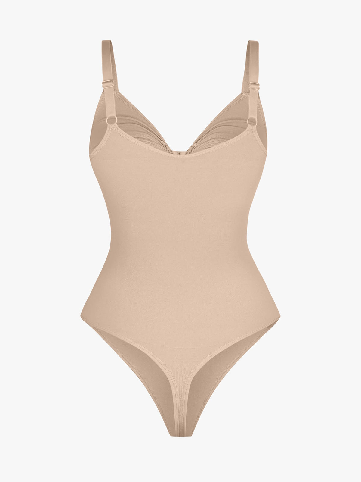 Shape-curve Tummy Control Seamless Zipper Shaping Bodysuit