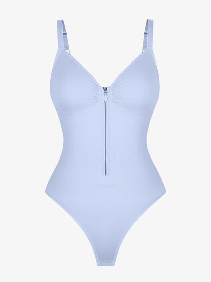 Shape-curve Tummy Control Seamless Zipper Shaping Bodysuit