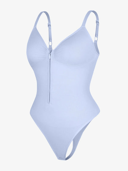 Shape-curve Tummy Control Seamless Zipper Shaping Bodysuit