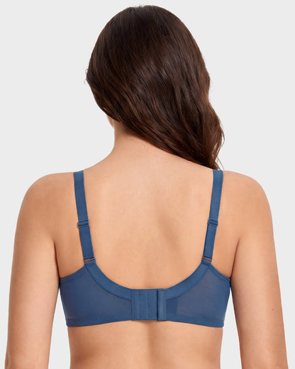 Air Light Plus Size Mesh Underwire Minimizer Bra