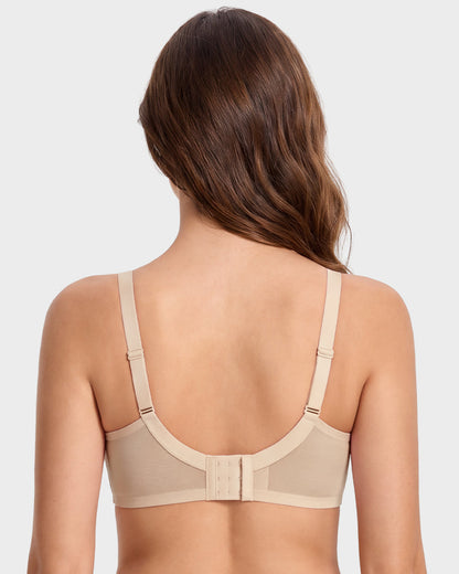 Air Light Plus Size Mesh Underwire Minimizer Bra