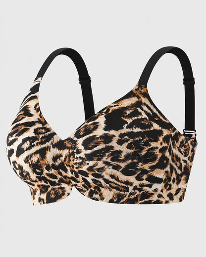 4-Pack Deep V Wireless Push Up Jelly Bra