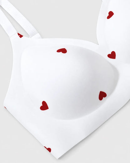 4-Pack Deep V Wireless Push Up Jelly Bra