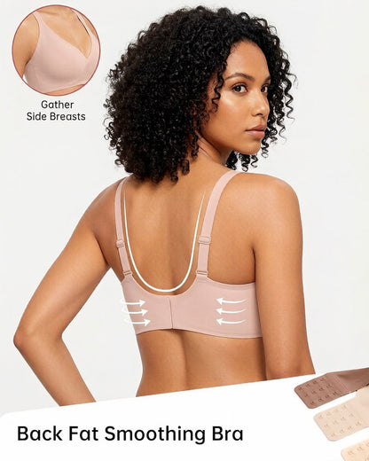 Deep V Seamless Wireless Push-Up Bra