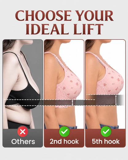 Custom-Lift & Soft Cotton Back Support Bra