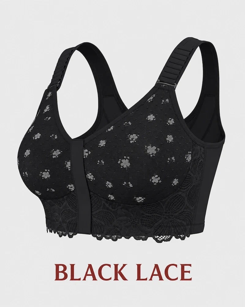 Custom-Lift & Soft Cotton Back Support Bra