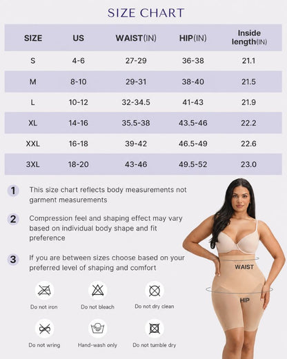High-Waist X-Compression Tummy Control Shaping Shorts