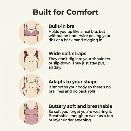 Built-In Bra Comfort Shaper Tank